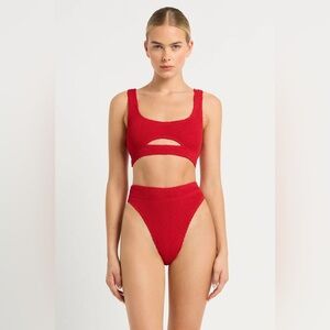Bond-eye Baywatch Red High Waist Savannah Brief